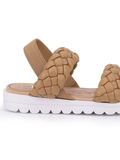 Yosi Samra Miss Bradie Slingback Sandal In Tan - Kids product