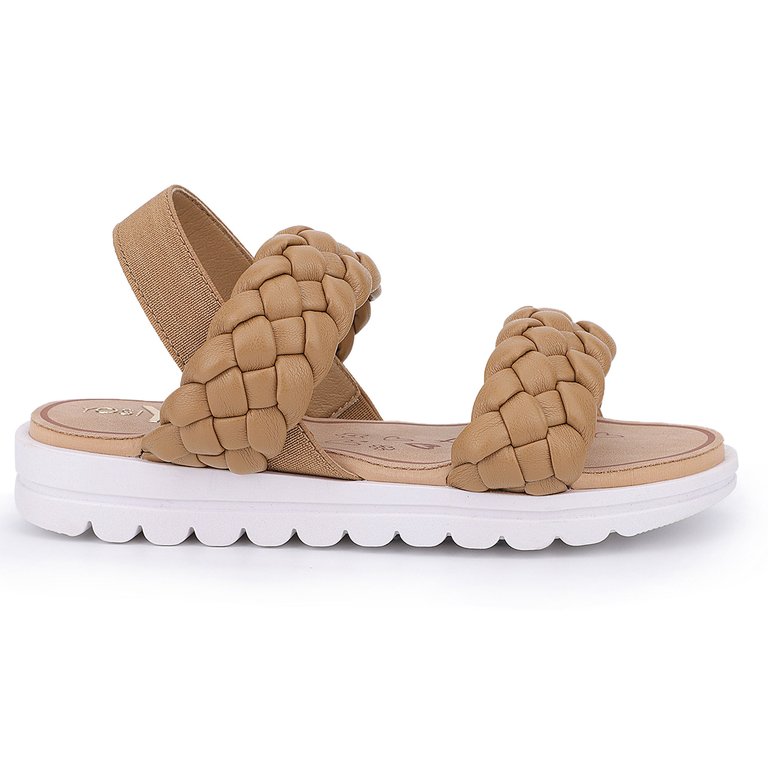 Miss Bradie Slingback Sandal In Tan - Kids - Tan