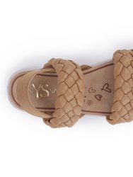 Miss Bradie Slingback Sandal In Tan - Kids