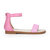 Miss Cambelle Glitter Sandal In Pink - Kids - Pink