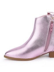 Miss Dallas Gem Western Boot In Pink - Kids