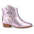 Miss Dallas Gem Western Boot In Pink - Kids - Lt. Pink Metallic