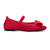 Miss Emory Flat In Red Satin - Kids - Red Satin