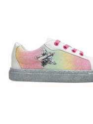Miss Harper Sneaker In Pastel Multi - Kids - Pastel Multi