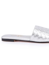 Miss Nathalie Slide In Silver - Kids - Silver