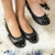 Miss Samantha Ballet Flat In Black - Kids