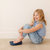 Miss Samara Ballet Flat In Navy Glitter - Kids