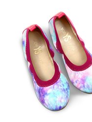 Miss Samara Ballet Flat in Pink Tie Dye - Kids