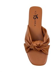 Naya Knotted Sandal In Whiskey