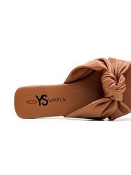 Naya Knotted Sandal In Whiskey