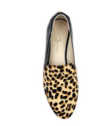Preslie Loafer In Leopard Calf Hair
