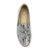 Preslie Loafer In Silver Snake Leather