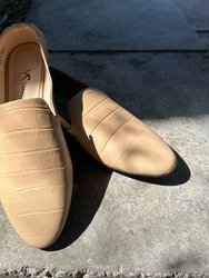 Preslie Loafer In Tan Reptile Leather