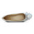 Sadie Ballet Flat In Iridescent Leather