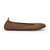 Samara Foldable Ballet Flat In Chocolate Brown Leather - Chocolate Brown
