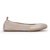 Samara Foldable Ballet Flat In Simply Taupe Patent Leather - Simply Taupe Patent