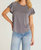 Abby Flutter Tee - Soft Charcoal Heather