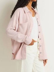All Day Knit Jacket In Rose