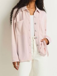 All Day Knit Jacket - Rose