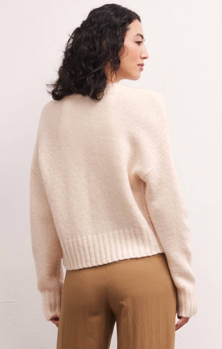 Allegra Cardigan In Sandstone