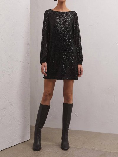 Z Supply Andromeda Sequin Mini Dress In Black product