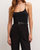 Anza Sparkle Cami Tank In Black - Black