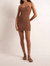 Azure Mini Dress In Bronzer - Bronzer