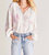 Bayfront Watercolor Woven Top - Pink