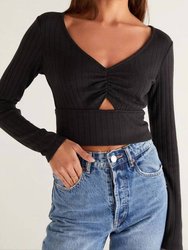 Bella Rib Long Sleeve Top