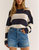 Broadbeach Stripe Sweater - Captain Blue