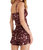 Camilla Floral Cami Top In Brown