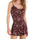 Camilla Floral Cami Top In Brown - Brown