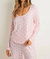 Candy Hearts Long Sleeve Top - Whisper Pink