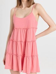 Carina Mini Dress - Seashell Pink
