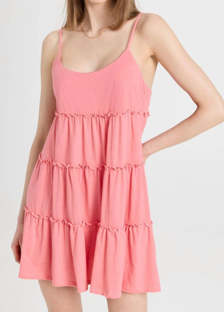 Carina Mini Dress - Seashell Pink