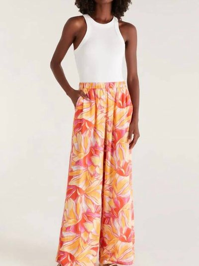 Z Supply Charmaine Stained Glass Pant In Papaya Glow product