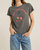 Cherie Tourist Tee In Charcoal Moon - Charcoal Moon