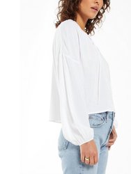 Coral Isle Top In White