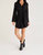 Dallon Cupro Mini Dress - Black