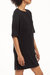 Denny Rib Dress In Black