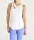 Don't Sweat It Rib Tank In White - White