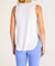 Don't Sweat It Rib Tank In White