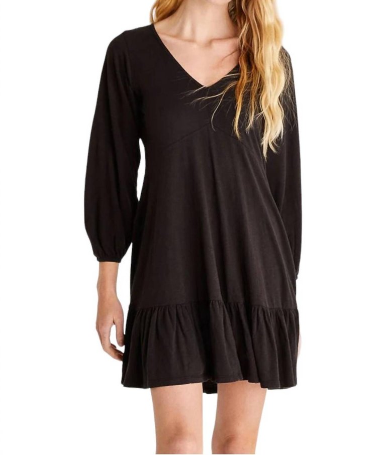 Drea Mini Dress In Black - Black