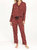 Dream State Heart Pj Set - Rosy Red