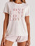 Easy Love Tee In White - White