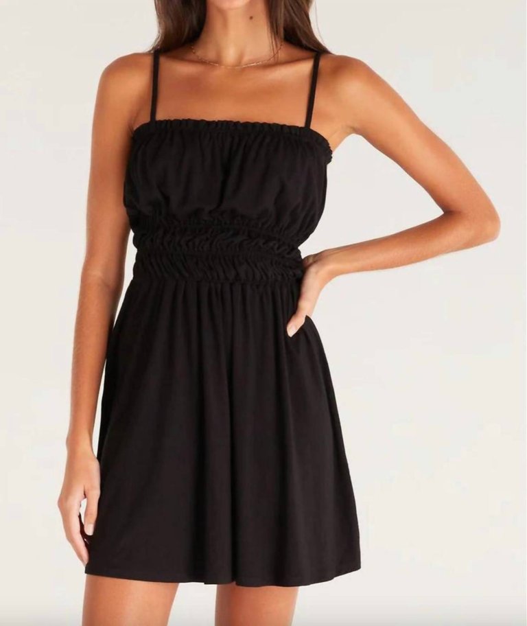 Easy Sunday Dress In Black