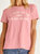 Easy Wine Tee In Guava - Guava