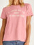 Easy Wine Tee In Guava - Guava