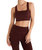 Elevate Sports Bra In Fig - Fig