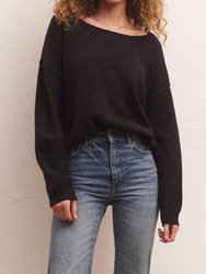 Everyday Pullover Sweater - Heather Black - Heather Black